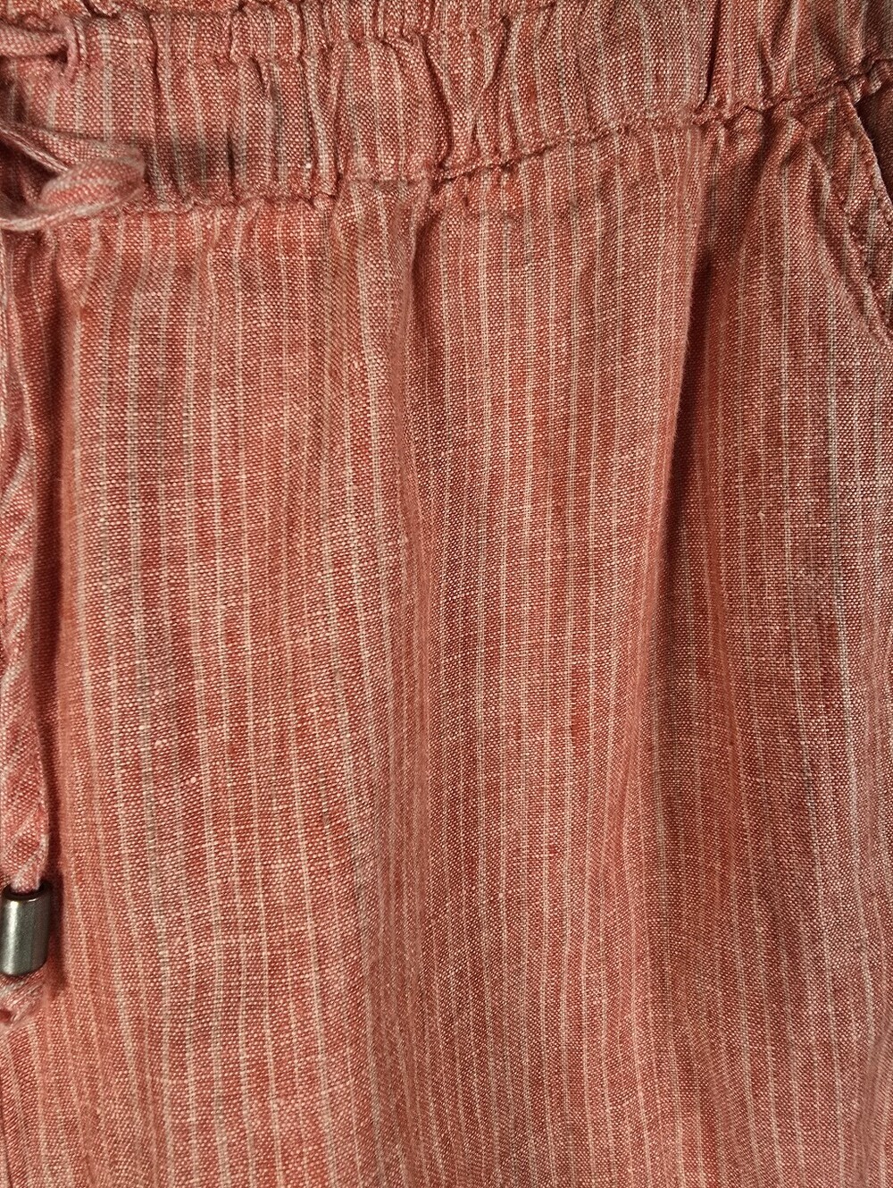 Anthropologie Women's Beachcomber Linen Coral Boho Embroidered Shorts Size Small - Picture 7 of 14